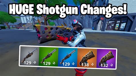 New Primal Shotgun Nerfs And Makeshift Shotgun Buffs Fortnite Update 1610 Youtube