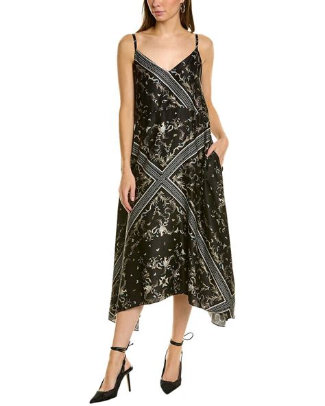 Buy All Saints Larisa Assam Silk Blend Dress Nocolor At Off