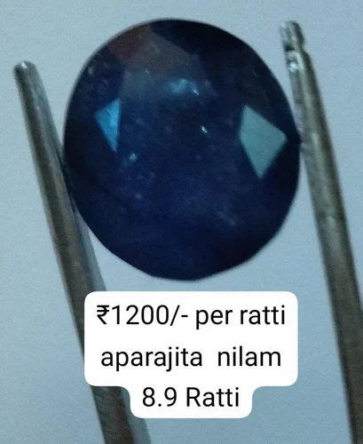 Blue Sapphire Astrology Aparajita Neelam Stone Ratti At Rs