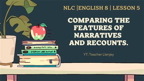 Comparing The Features Of Narratives And Recounts English 8 National Learning Camp Nlc