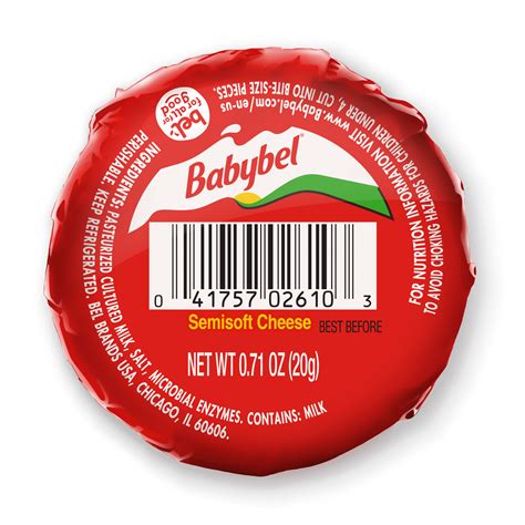 Babybel Original Individual Wrapped Grab And Go Snack Cheese Count