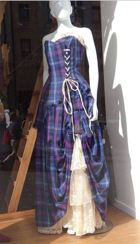 Scottish wedding dress in 2024 | Scottish dress, Tartan dress, Dress