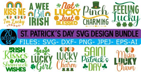 St Patricks Day Svg Bundle Bundle · Creative Fabrica