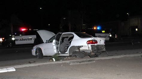 Traffic Collision Involving Sheriff Unit And Chevy Malibu Sends Four To