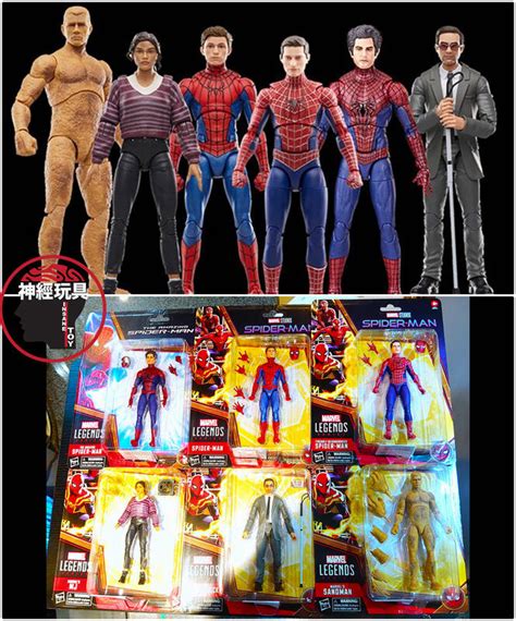 【神經玩具】現貨 孩之寶 Marvel Legends 蜘蛛人無家日 6人組 6吋 三代同堂 夜魔俠 沙人 漫威傳奇 露天市集 全台