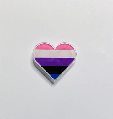 Genderfluid Pride Pin Gender Fluid Flag Pin Genderfluid Etsy