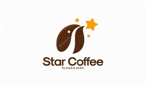 Premium Vector Star Coffee Logo Designs Concept Vector Illustration