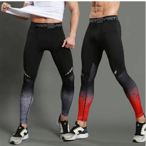 Leggings Masculinas De Compressão De Corrida Calças Esportivas Shopee