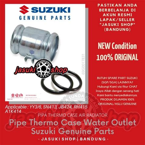 Jual Pipe Pipa Thermo Case Water Outlet Air Radiator Suzuki Sx Aerio