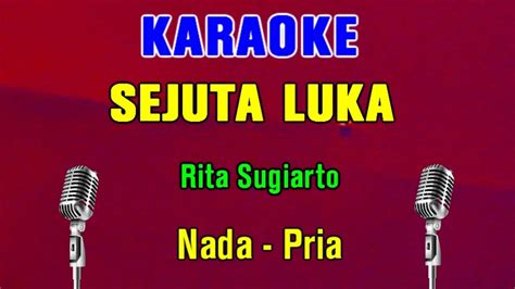 Sejuta Luka Rita Sugiarto Karaoke Nada Pria Youtube