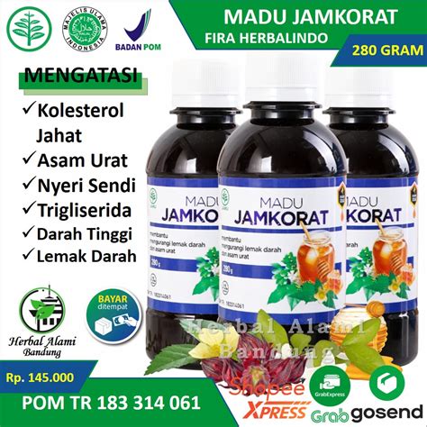 Jual Cod Madu Jamkorat Original Madu Obat Asam Urat Dan Kolesterol