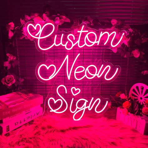 Custom Neon Sign For Wall Decor Personalized Led Neon Light Signs Bathroom Decor Room Bedroom