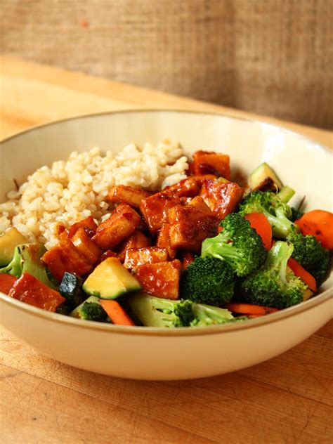 Stir Fried Broccoli Carrots And Zucchini Brown Garden Of Vegan