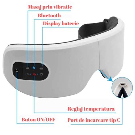 Aparat De Masaj Pentru Ochi Cu Compresie Termica Presopunctura