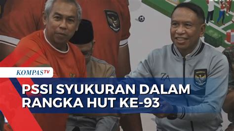 Pssi Gelar Tumpengan Rayakan Hut Ke Bareng Legenda Timnas Indonesia