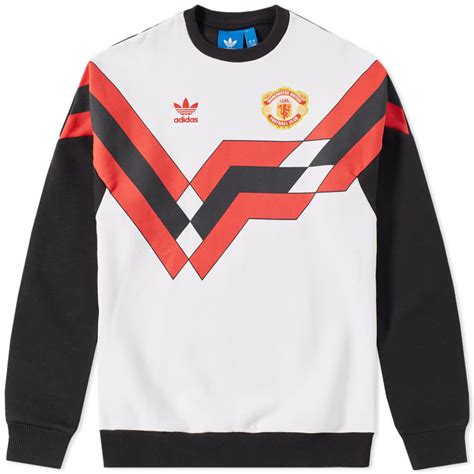 Adidas Manchester United Crew Sweat Black End Us