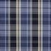 Dark And Light Blue Classic Plaid Jacquard Upholstery Fabric By The