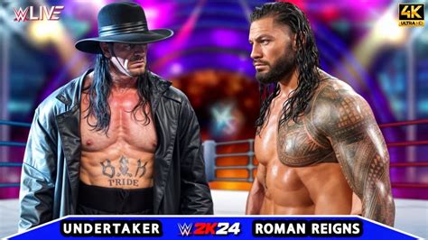 The Undertaker Vs Roman Reigns No Holds Barred Match SUMMERSLAM