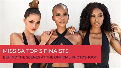 Miss Sa 2020 Top 3 Finalist Photoshoot Bts Youtube