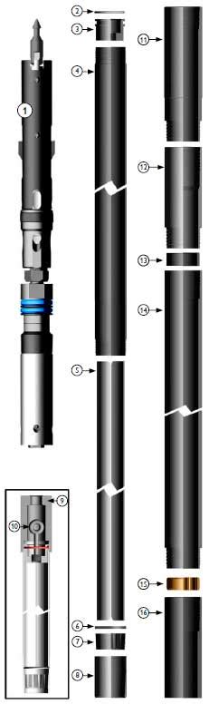 H3 Core Barrel Core Barrels Sandvik Coring In Hole Tools