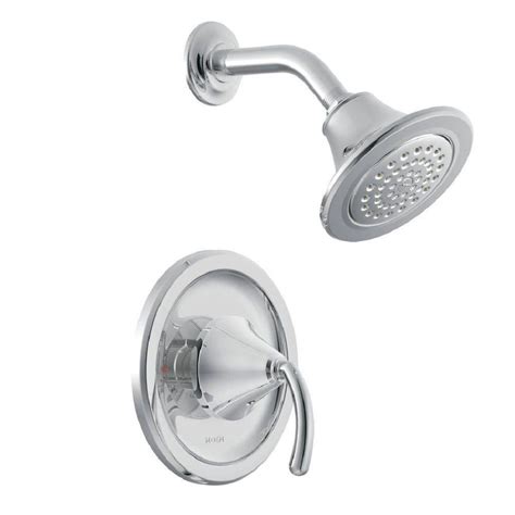 Moen Icon Posi Temp Bathroom Shower Faucet In Chrome Valve Not Included The Home Depot Canada