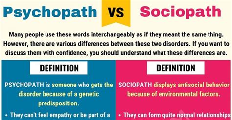 Psychopath Vs Sociopath Venn Diagram Sociopath Psychopath Di