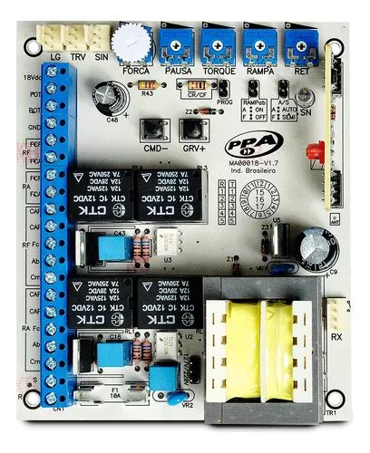 Central Placa Motor Port O Eletronico Pivotante Dupla T Ppa R Em