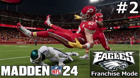 Can The Eagles Stop Taylor Swifts Boyfriend Madden 24 Philadelphia Eagles Franchise Ep 2