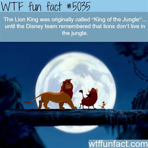 The Lion King Wtf Fun Facts Disney Fun Facts Wtf Fun Facts Disney Facts