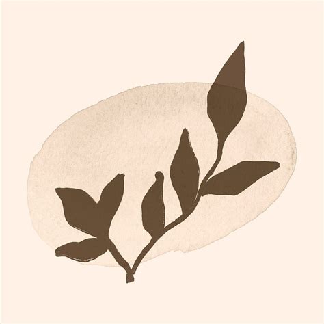 Simple Leaf Illustration Line Art Free Photo Illustration Rawpixel