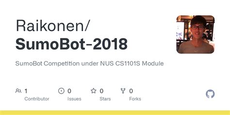 GitHub - Raikonen/SumoBot-2018: SumoBot Competition under NUS CS1101S Module