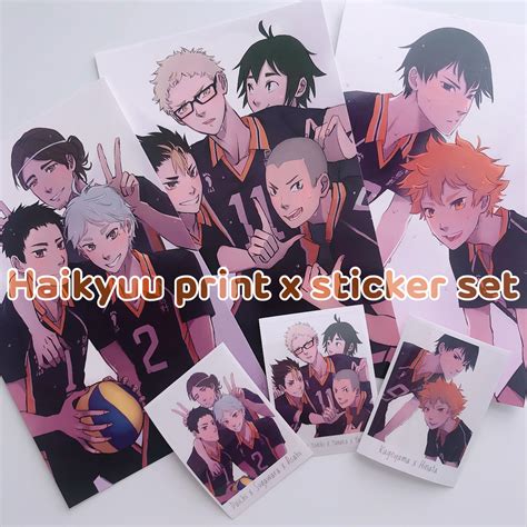 Haikyuu Stickers Printable Karasuno 1122 X 1251 Jpeg 290 кб