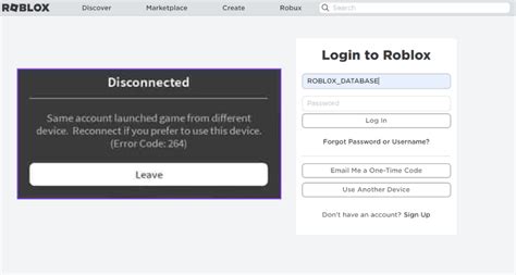 How To Fix Error Code 264 In Roblox Roblox Database