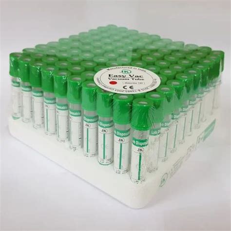 Sodium Heparin Vacuum Blood Collection Tube At Piece Vacuum