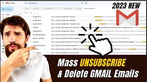 How To Unsubscribe All Unwanted Emails In Gmail Mass Delete Emails In