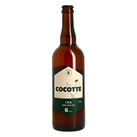 achat Bière COCOTTE IPA 75 cl Indian Pale Ale par la Brasserie VAUCELLES