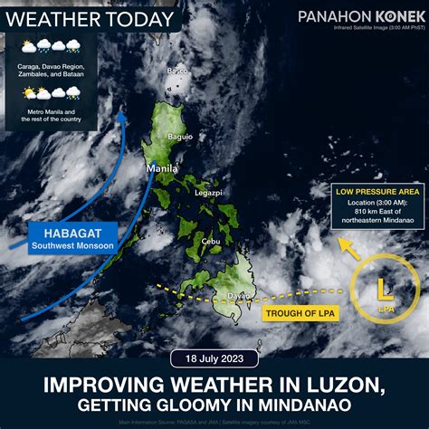 ScienceKonek On Twitter WEATHER TODAY Mas Magiging Maaliwalas Na