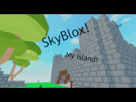 My Skyblox Island ROBLOX YouTube