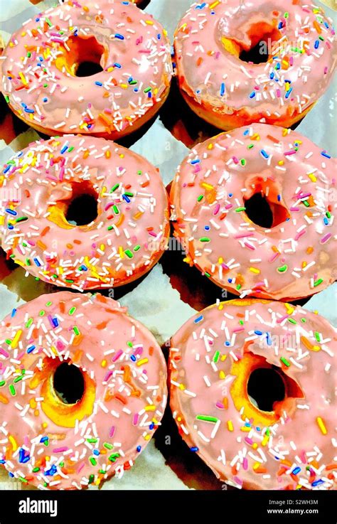 Sprinkled Donuts Hi Res Stock Photography And Images Alamy