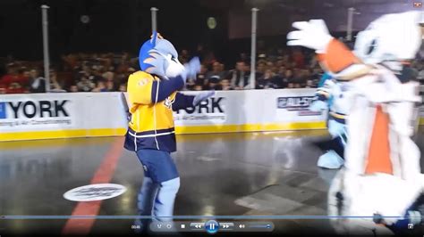 Nashville Predators' Gnash owned the Inaugural NHL Mascot Showdown ...