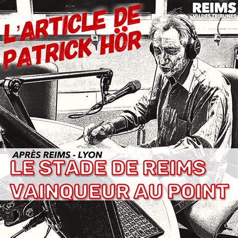 Reims VDT on Twitter Après Reims Lyon larticle de Patric Hör