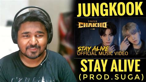 Indian YouTuber Reacts to Jung Kook 정국 Stay Alive Prod SUGA of BTS