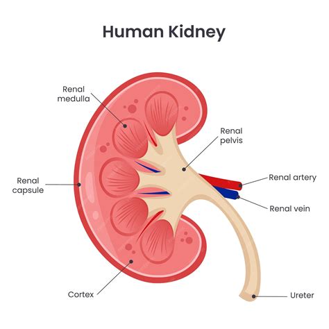 Premium Vector | Human kidneys scientific vector illustration graphic