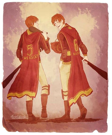 Fred E Jorge Weasley Harry Potter Artwork Harry Potter Fan Art