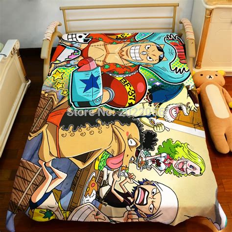 Anime Manga One Piece Bed Sheet 150 200cm Bedsheet 010 In Sheet From