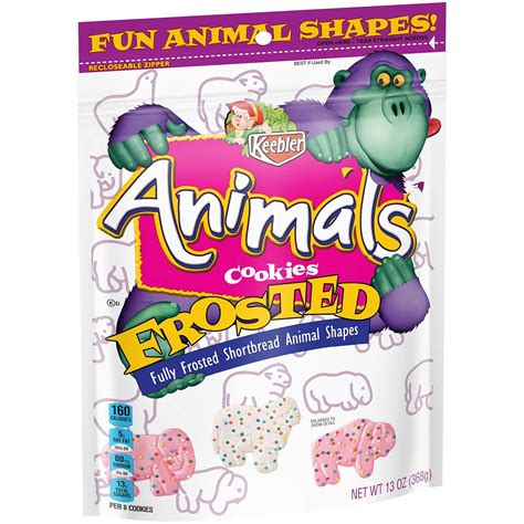Keebler Cookies Frosted Animal Shortbread Cookies 13 Oz