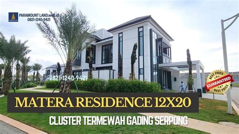 Matera Residence Gading Serpong Cluster Premium Termewah