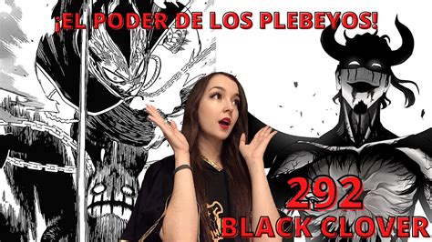 La Fuerza Del Plebeyo Black Clover 292 ReacciÓn El Entrenamiento De