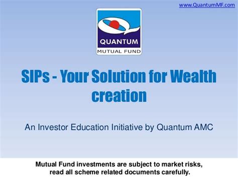 Systematic Investment Plans Sips Your Solution For Wealth Creation