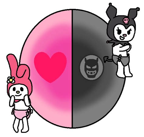 My Melody And Kuromi By Mslash67 Production On Deviantart